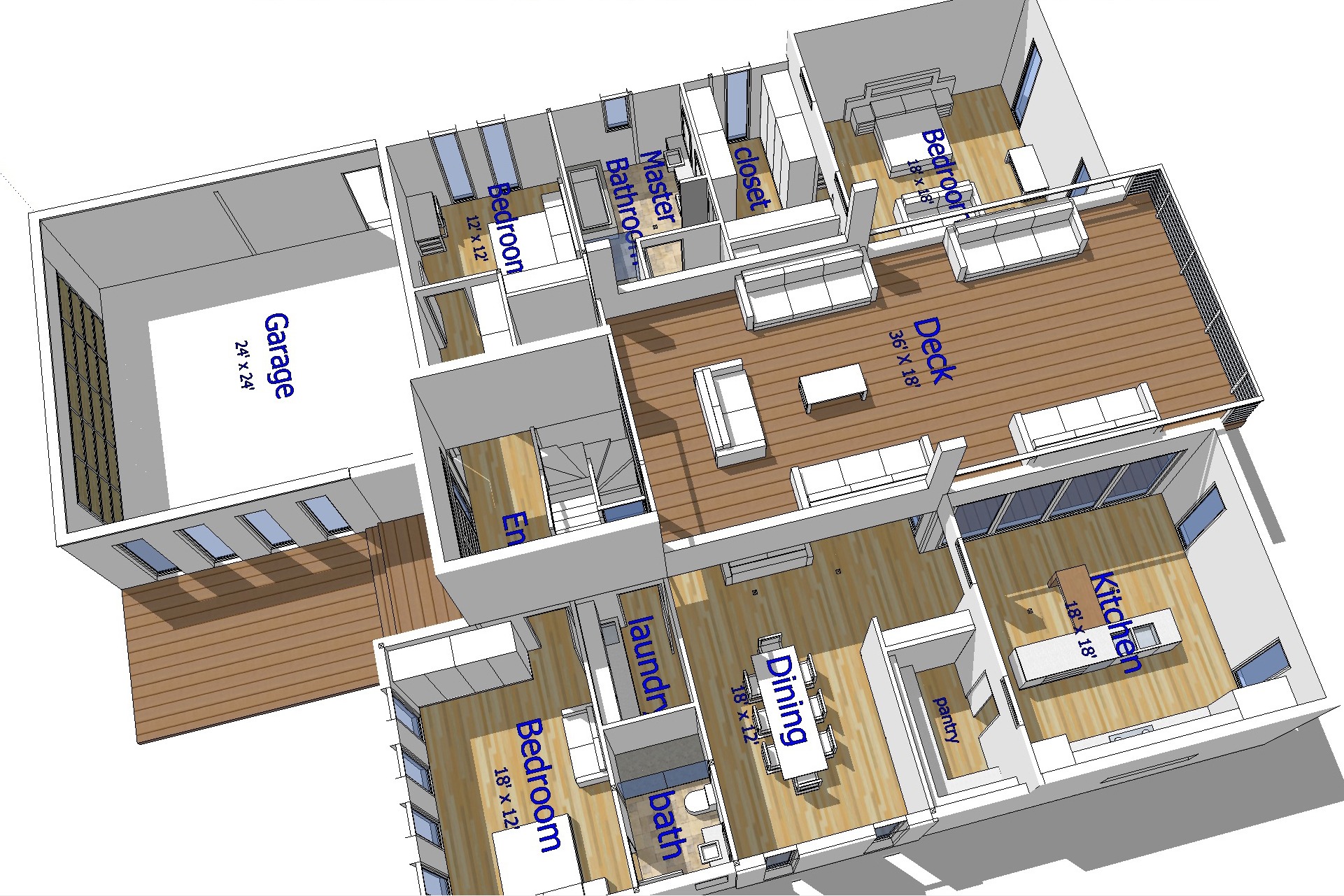 BUY Our 3 Level Steel Frame Home 3D Floor Plan Next Gen