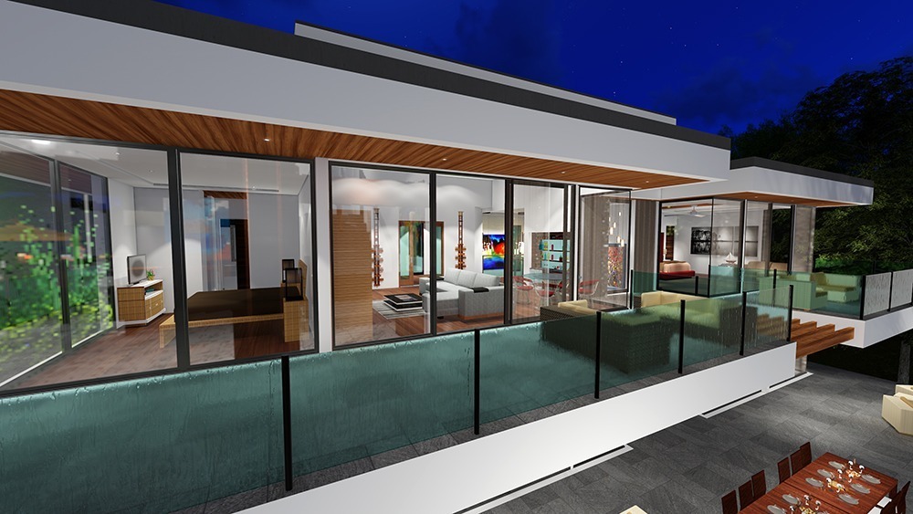 BUY Our 2 Level Modern Glass  Home  3D Floor Plan  Next Gen 